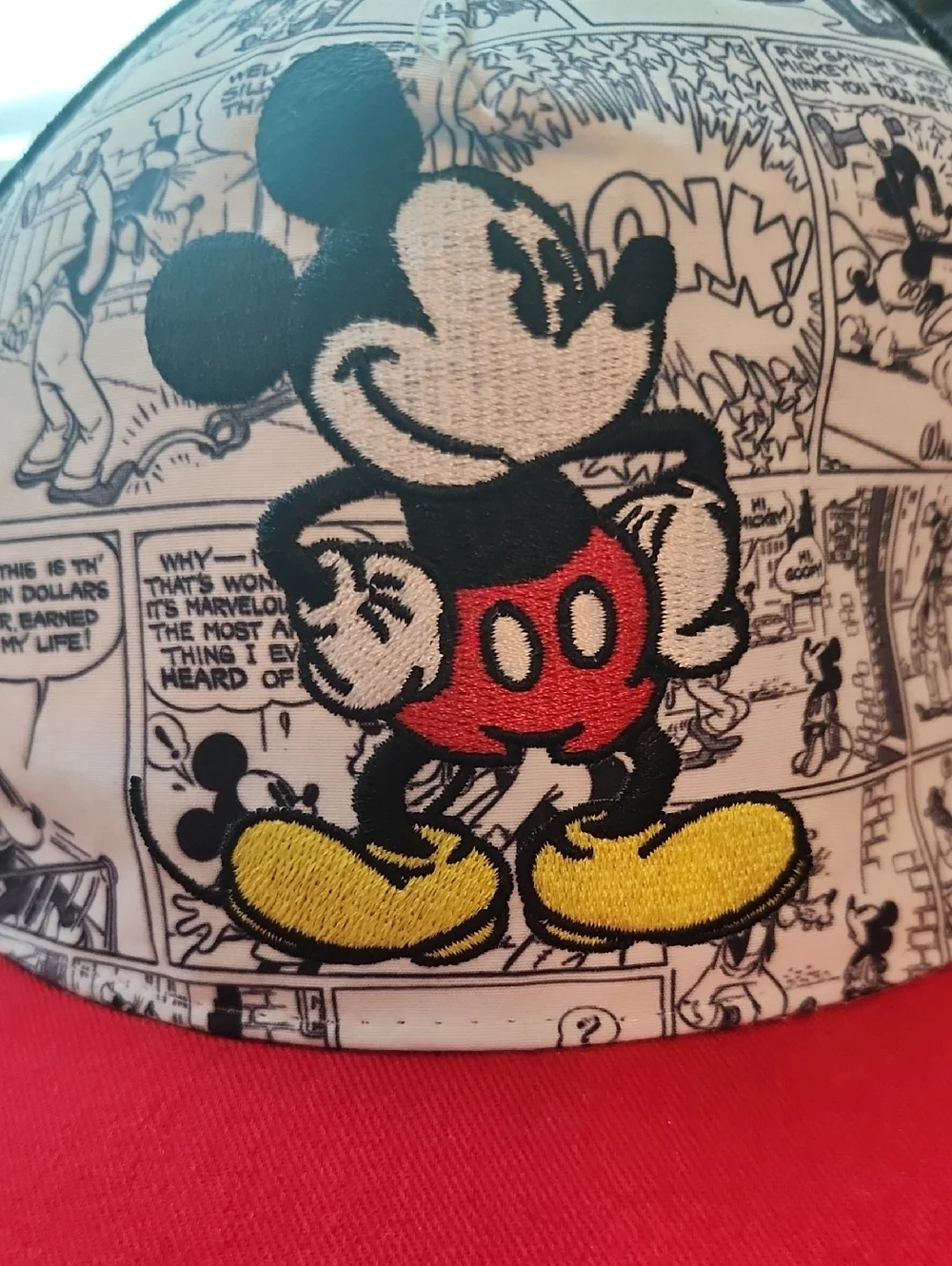 Disney Bundle Of 2 Ball Caps OSFA Embroidred Velcro Back